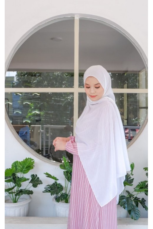 Pasmina Voal Gucci White
